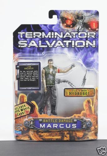 TERMINATOR SALVATION 3.75 BATTLE DAMAGED MARCUS MOC  