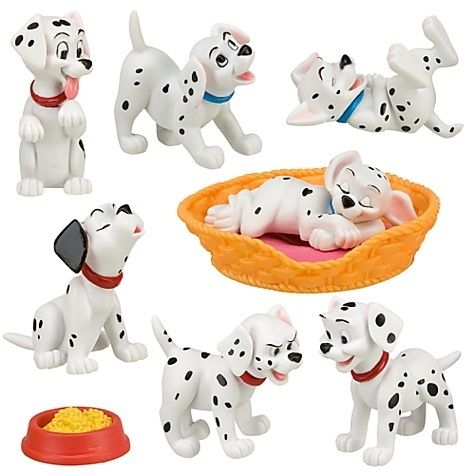 Disney 101 DALMATIONS 9 Piece Cake Toppers Figure Set  