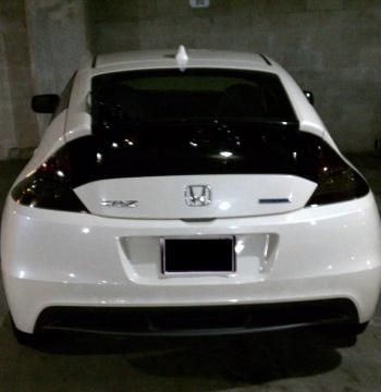 Honda CRZ 2011 smoked tinted tail light covers vinyl  