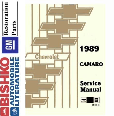 1989 CHEVROLET CAMARO Shop Service Repair Manual CD  