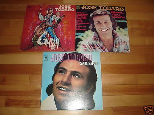 JOSE TODARO 3 LP LOT ALBUM COLLECTION Vinyl Records  
