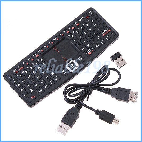 Rii II Touch N7 Wireless Mini PC Keyboard Touchpad DPI  