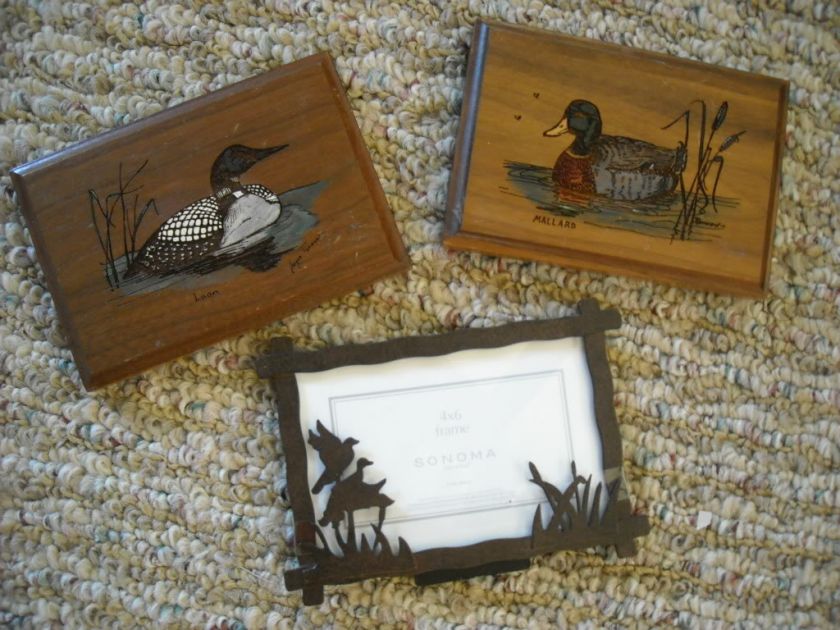 wood burned original duck cabin pictures up north lot decoration frame 